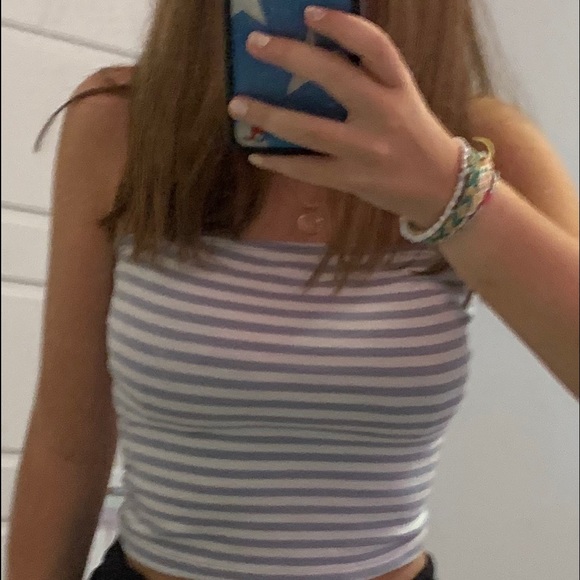 Brandy Melville Tops - striped brandy tube top